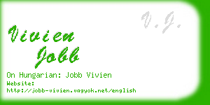 vivien jobb business card